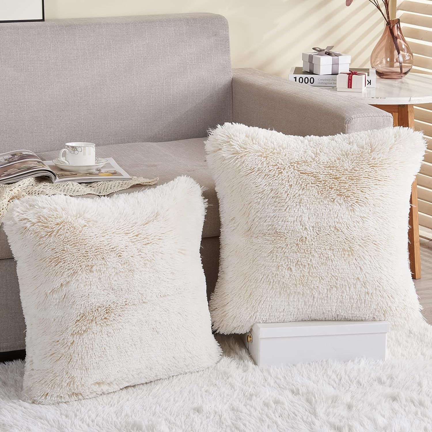 Throw Pillow Core, Fluffy Decorative Square Pillow Insert, Soft And  Comfortable White Pillow, Suitable For Bed And Sofa Couch Car Home Decor, -  Temu
